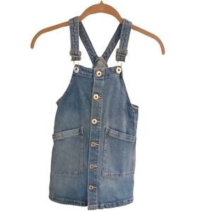 & Denim Girl's Denim Overall Jumper Size 6